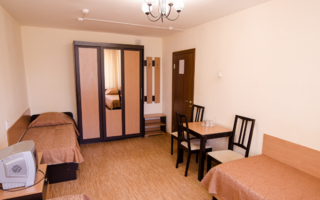 Гостиница Уралочка Челябинск Номер эконом с 3 односпальными кроватями-3