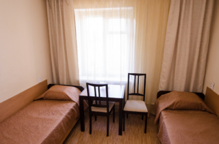 Гостиница Уралочка Челябинск Номер эконом с 2 односпальными кроватями-3